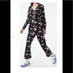 Urban outfitters one piece floral jumpsuit pajamas. NWOT‎